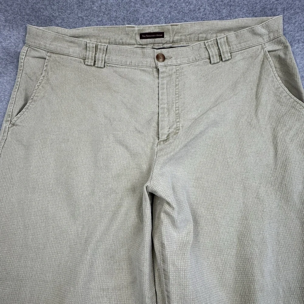 VTG The Territory Ahead Textured Pants Men 42x31 Relaxed‎ Straight Outdoor Chino